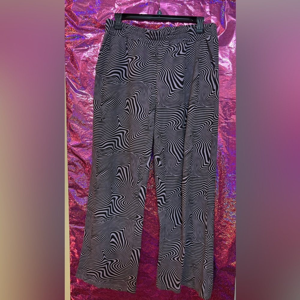 H&M Purple & Black Marble Sweatpants